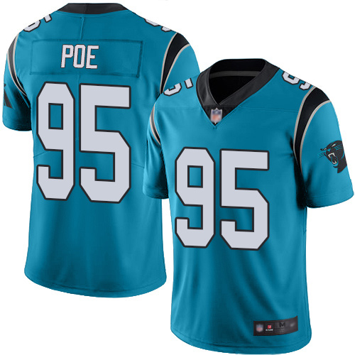 Carolina Panthers Limited Blue Youth Dontari Poe Alternate Jersey NFL Football #95 Vapor Untouchable